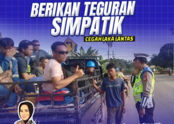 Satgas Preemtif Ops Keselamatan LK 2024 Polres Rohil” Sampaikan Himbauan Dan Sosialisasi Ops Keselamatan Kepada Masyarakat Tahun 2024