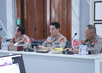 WAKAPOLDA JABAR HADIRI PERESMIAN GEDUNG KEMALA KANTOR PENGURUS PUSAT YAYASAN KEMALA BHAYANGKARI SECARA DARING MELALUI APLIKASI ZOOM MEETING