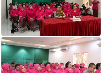 Polres dan Bhayangkari Cabang Rohil Ikuti Peringatan HUT ke 44 Yayasan Kemala Bhayangkari Secara Virtual Tahun 2024