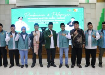 Bupati Bandung Laksanakan Pembinaan dan Pelepasan 430 Petugas Kloter, Karu dan Karom Jamaah Haji