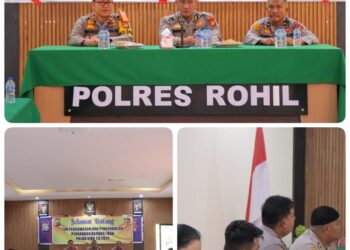 Polres Rokan Hilir” Mendapat Kunjungan Biro Logistik Polda Riau Berserta Rombongan Jajaran Personil Tahun 2024