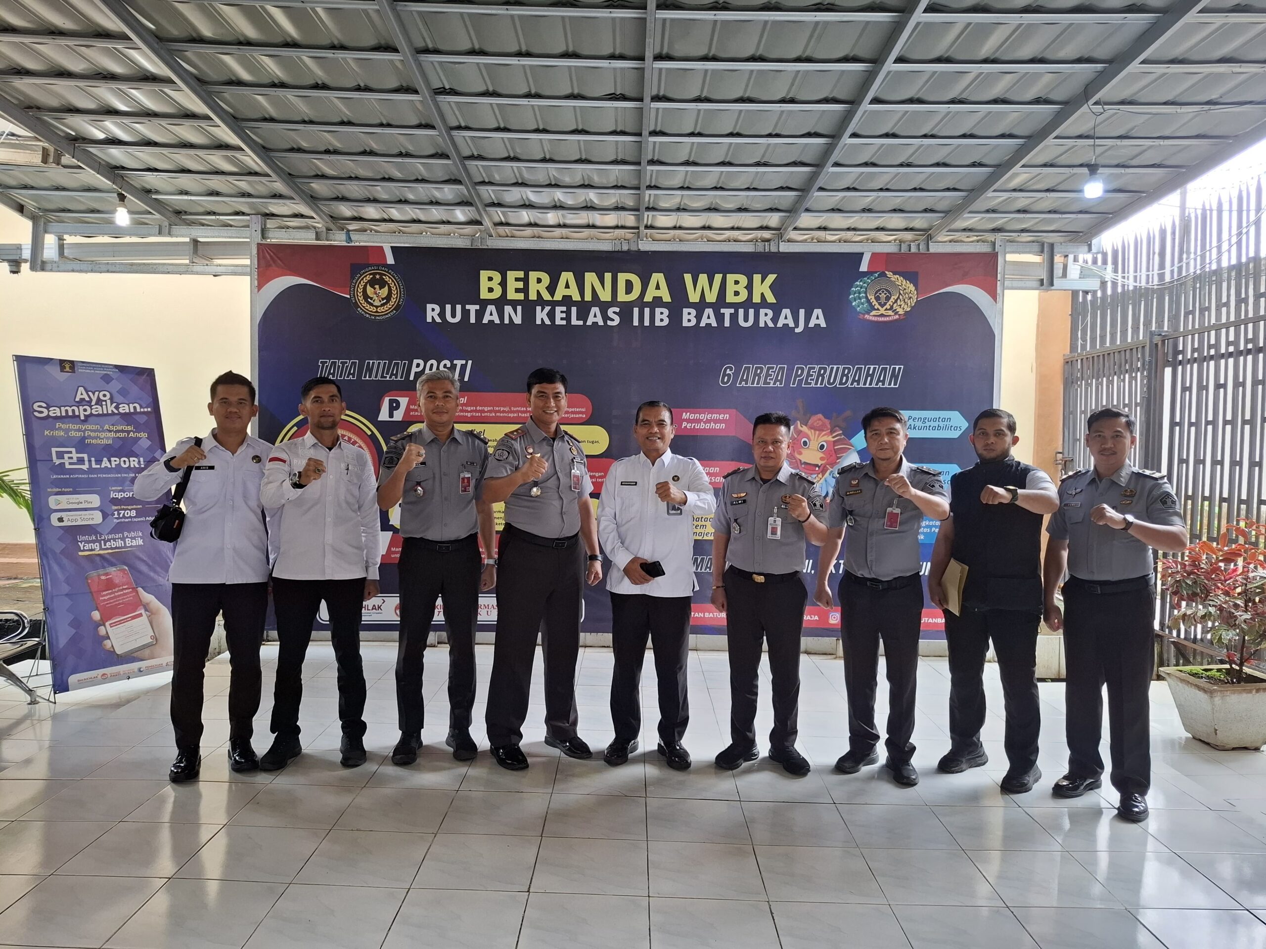 Rutan Baturaja Terima Kunjungan Kerja Kabid Pelayanan dan Pembinaan Kantor Wilayah Ditjenpas Sumatera Selatan